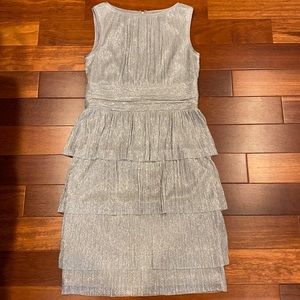 Elegant Silver Formal dress
